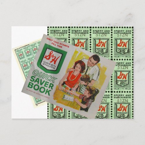Green Stamps Postcard