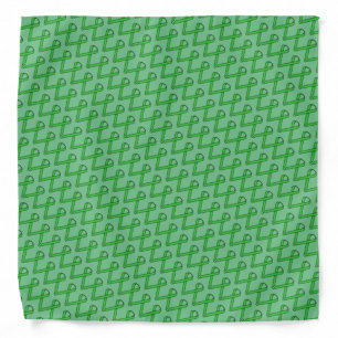 Green Standard Ribbon by Kenneth Yoncich Bandana