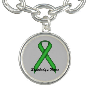 Green Standard Ribbon by Kenneth Yoncich Bracelet