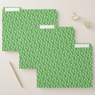 Green Standard Ribbon by Kenneth Yoncich File Folder