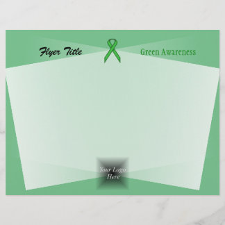 Green Standard Ribbon by Kenneth Yoncich Flyer