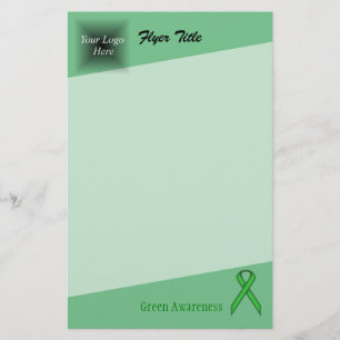 Green Standard Ribbon by Kenneth Yoncich Flyer