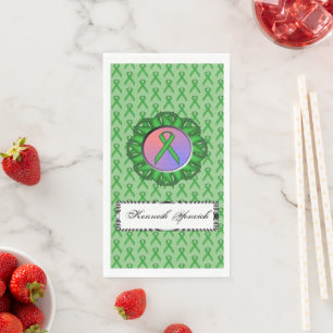 Green Standard Ribbon by Kenneth Yoncich Paper Guest Towels