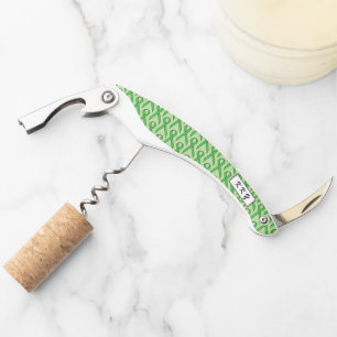 Green Standard Ribbon by Kenneth Yoncich Waiter's Corkscrew
