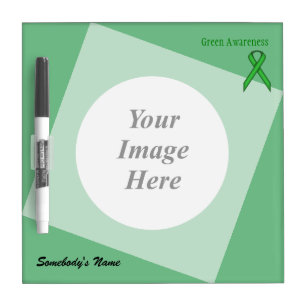 Green Standard Ribbon Template by Kenneth Yoncich Dry Erase Board