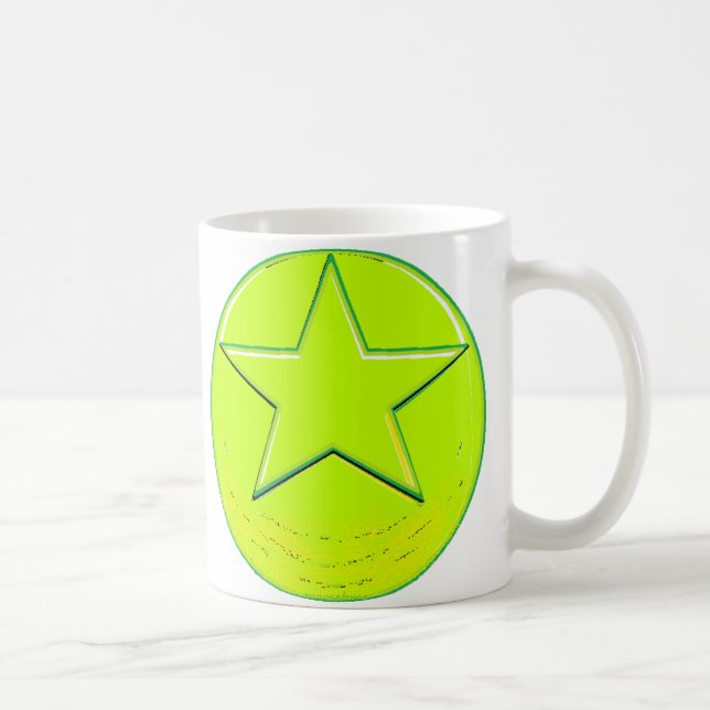 Green Star  Coffee Mug (Right)