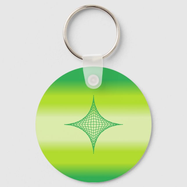 Green Star Keychain (Front)