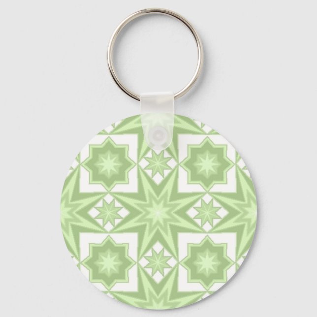 Green Star Keychain (Front)