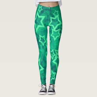 Green Star Leggings