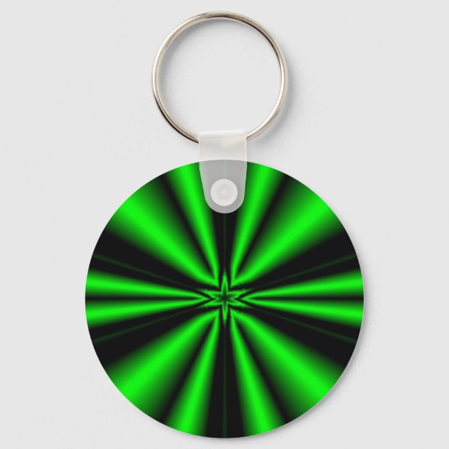 Green Star of Hope Keychain (Front)