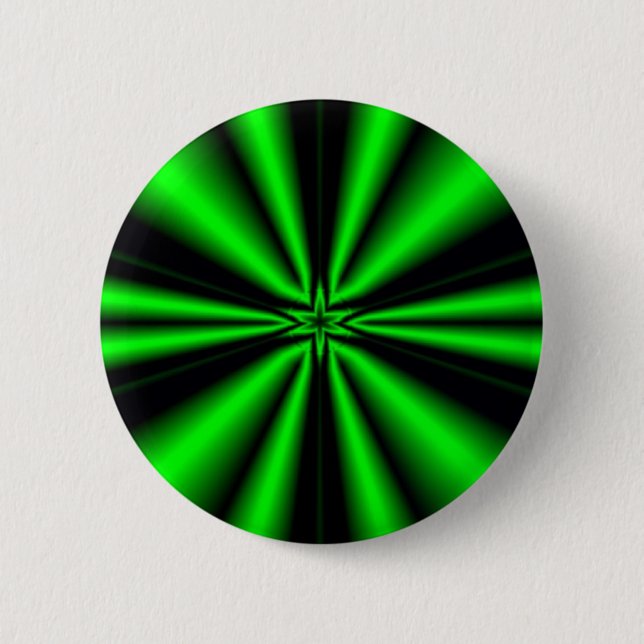 Green Star of Hope Pinback Button (Front)