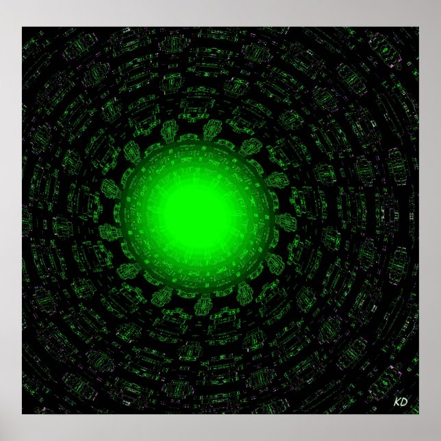 Green Star Poster (Front)