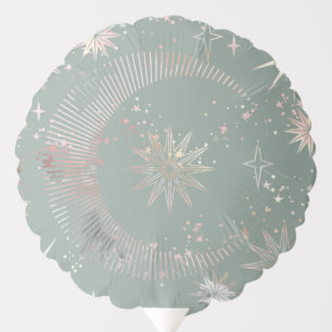 Green Starburst Balloon