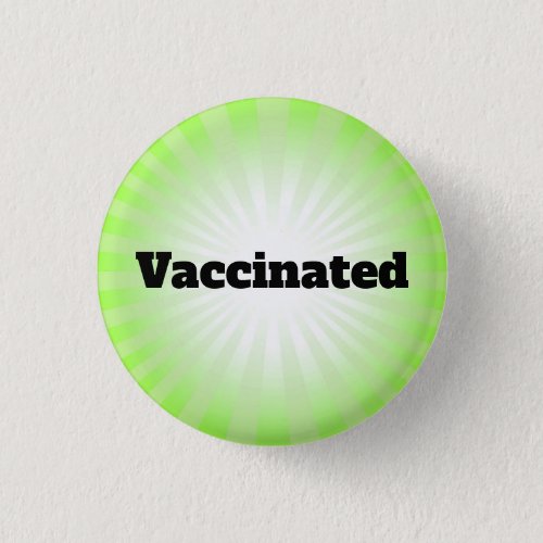 Green Starburst Vaccination Design Button