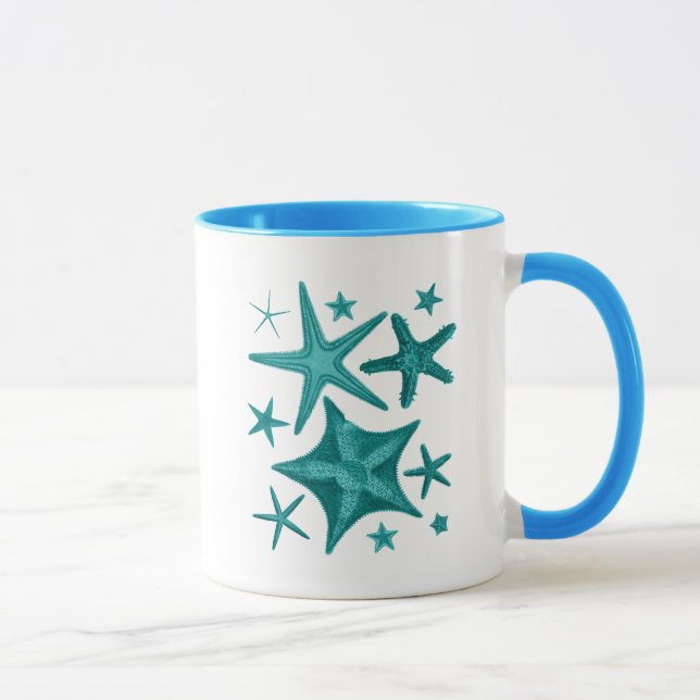 Green Starfish Collection 2 Mug (Right)