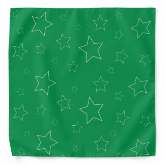 Green Stars Bandana