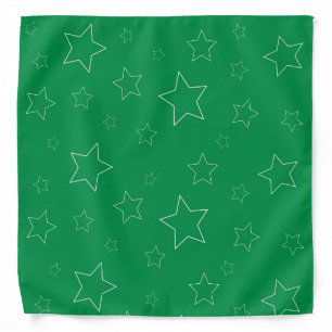 Green Stars Bandana