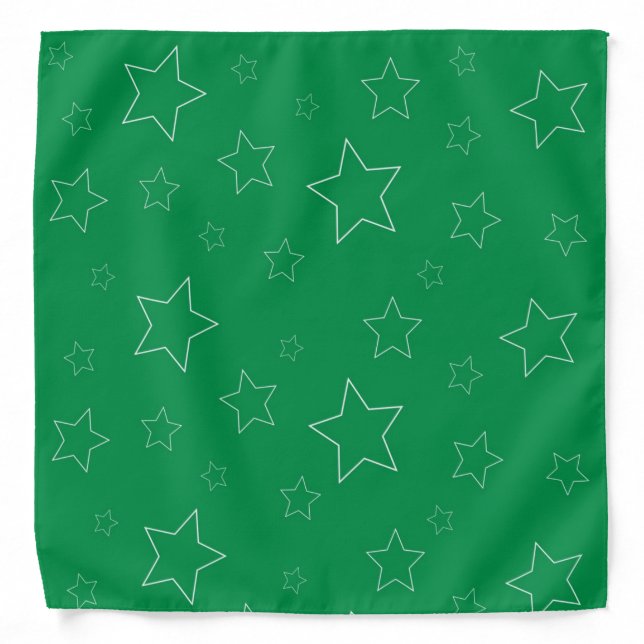 Green Stars Bandana (Front)