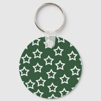 Green Stars Keychain