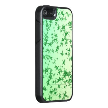 Green Stars OtterBox iPhone 5/5s/SE Case