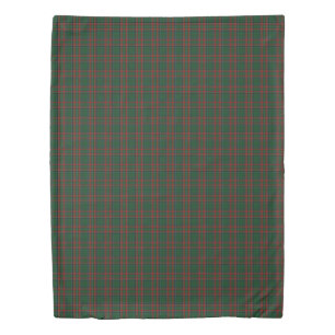 Green Stewart Plaid Duvet Cover