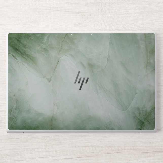 green stone marble HP EliteBook 850  HP Laptop Skin (Front)