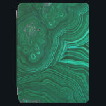 Green stone slice malachite iPad air cover<br><div class="desc">Closeup view of a slab of malachite.</div>