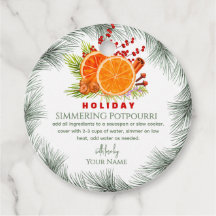 Green Stovetop Christmas Simmering Potpourri