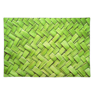 Green Straw Tropical  Cloth Placemat