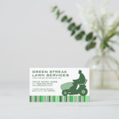 green streak lawn services loyalty card (Standing Front)