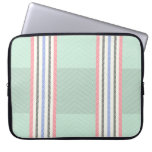 Green Strip Laptop Sleeve