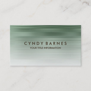 Green Stripe Business Card