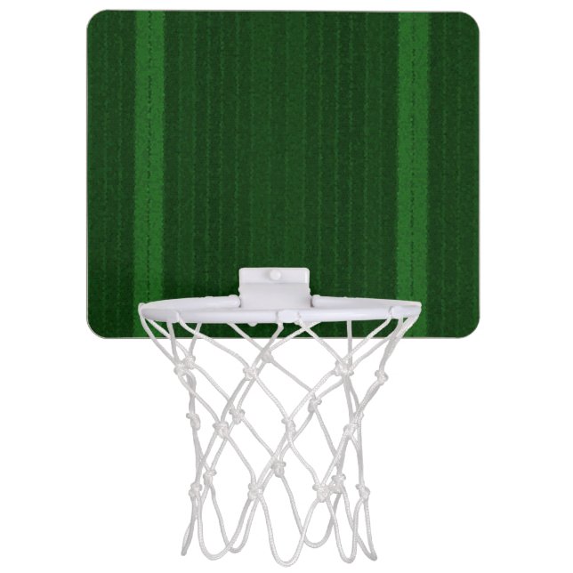 Green Stripe Mini Basketball Hoop (Front)