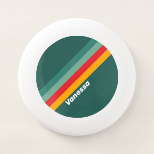 Green Stripe with Name Wham-O Frisbee