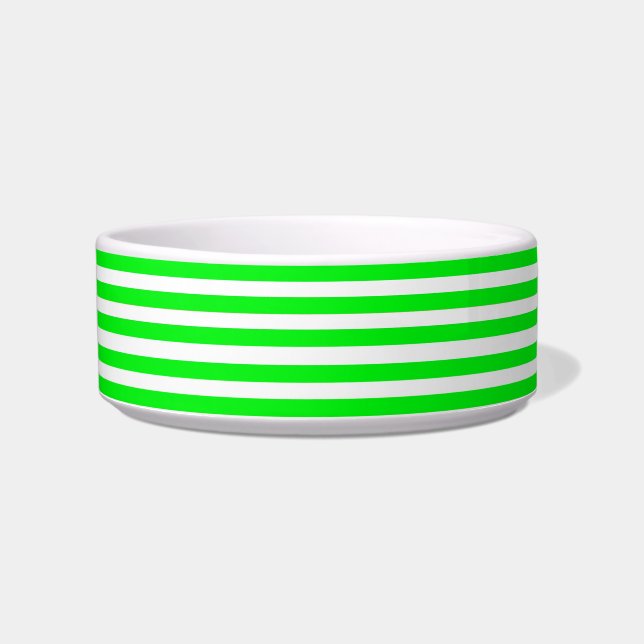 Green Striped Bowl (Front)