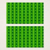 Green Striped Christmas Tree Pattern (Front & Back)