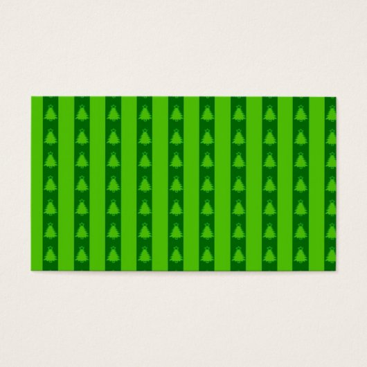 Green Striped Christmas Tree Pattern (Front)