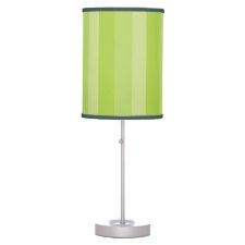Green Striped Lamp