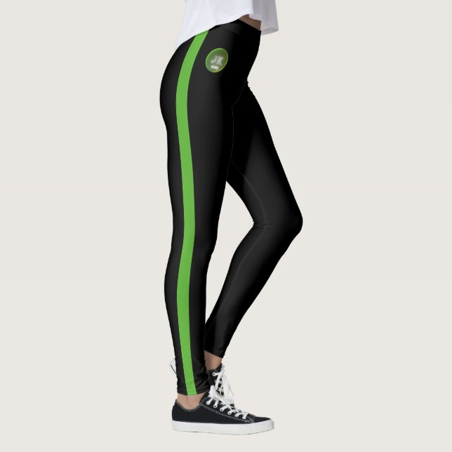 Green Striped Sides Leggings JK 2025 (Right)