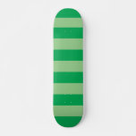 Green Striped Skateboard at Zazzle