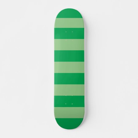 Green Striped Skateboard