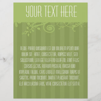 Green Striped Swirled Flyer