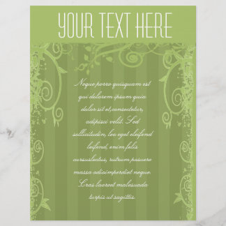 Green Striped Swirled Flyer