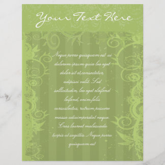 Green Striped Swirled Flyer 2