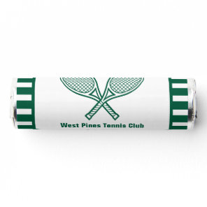 Green Striped Tennis Custom Country Club Breath Savers® Mints