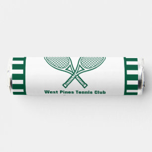 Green Striped Tennis Custom Country Club Breath Savers® Mints