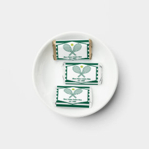 Green Striped Tennis Custom Country Club Hershey's Miniatures