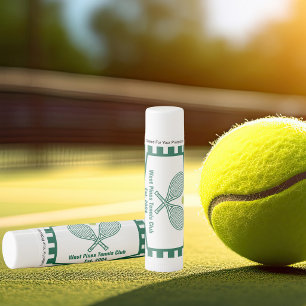 Green Striped Tennis Custom Country Club Lip Balm