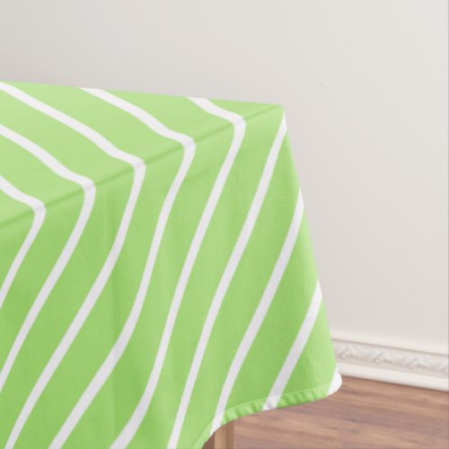 Green stripedTable Cloth