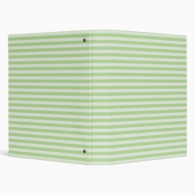 Green Stripes 3 Ring Binder (Background)